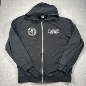 Lakai Skate Graphic Vintage Y2K Hoodie Sweatshirt Black XL Lakai Or Die